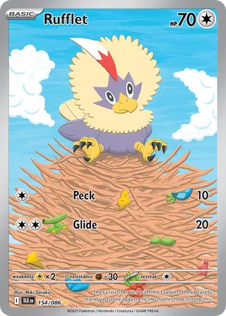 Rufflet (Black Bolt 154/086)